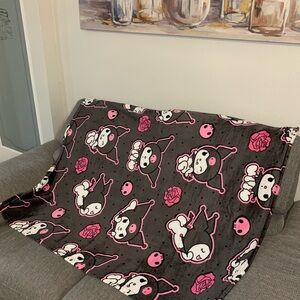 Kuromi Throw Blanket